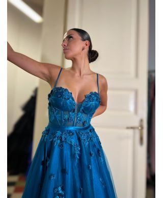 Abito da cerimonia con gonna ampia - Lunatica - Abiti diciottesimo Gogolfun.it