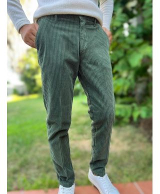 Pantaloni in velluto, verde - Jerry - Paul Miranda - Abbigliamento uomo online - Gogolfun.it