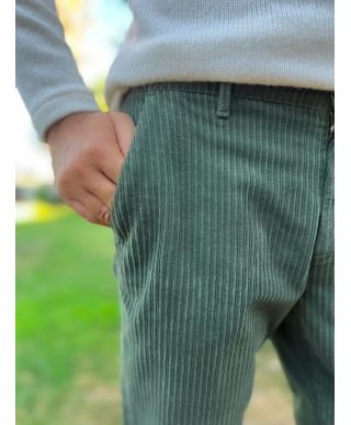 Pantaloni in velluto, verde - Jerry - Paul Miranda - Abbigliamento uomo online - Gogolfun.it