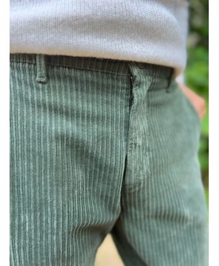 Pantaloni in velluto, verde - Jerry - Paul Miranda