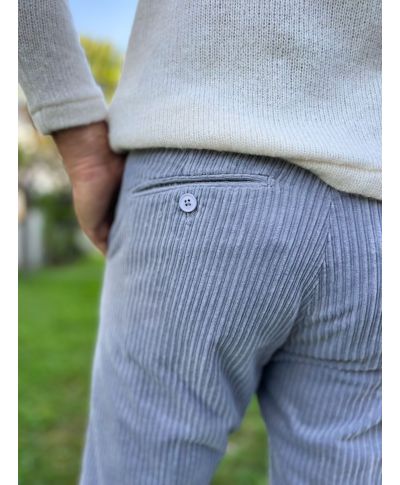 Pantaloni in velluto, grigio - Jerry - Paul Miranda - Abbigliamento uomo online - Gogolfun.it