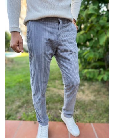 Pantaloni in velluto, grigio - Jerry - Paul Miranda - Abbigliamento uomo online - Gogolfun.it