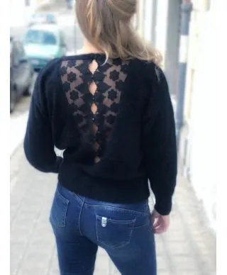 Pullover donna, nero