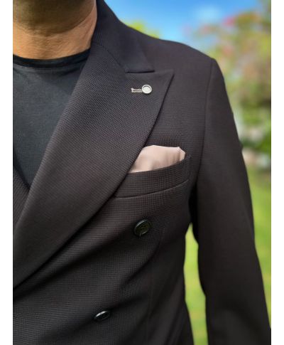 Giacca doppio petto nera - Paul Miranda - Giacche eleganti e sportive - Gogolfun.it