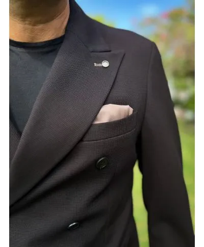 Giacca doppio petto nera - Paul Miranda - Giacche eleganti e sportive - Gogolfun.it