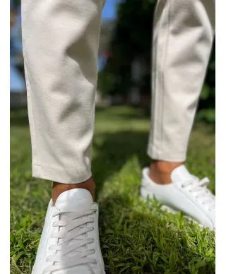 Pantaloni uomo con coulisse, beige - Paul Miranda -Abbigliamento uomo online - Gogolfun.it