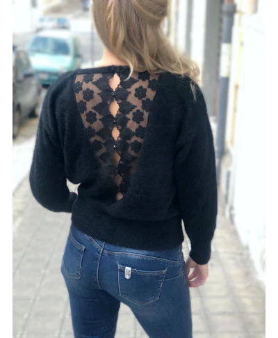 Pullover donna, nero