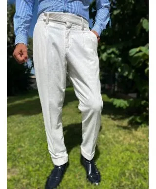 Pantaloni panna in velluto, Bit - PAUL MIRANDA