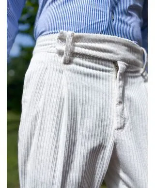 Pantaloni panna in velluto, Bit - PAUL MIRANDA