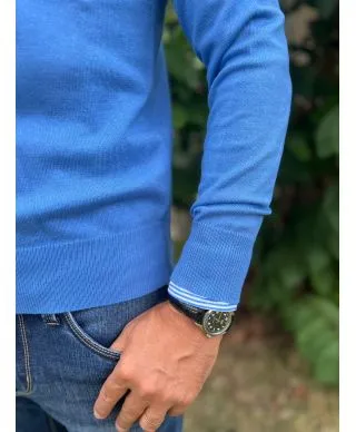 Maglione uomo mezza zip - KeyJey