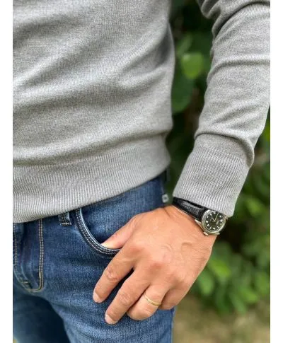 Maglione uomo mezza zip - Nik - Key Jey