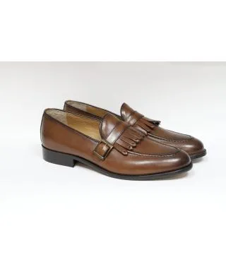 Mocassini uomo, marrone chiaro - Getty - Made in italy