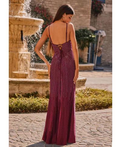 Abito da cerimonia con spacco - Favola