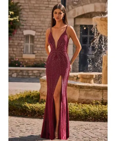 Abito da cerimonia con spacco - Favola - Abiti diciottesimo, matrimonio - Gogolfun.it