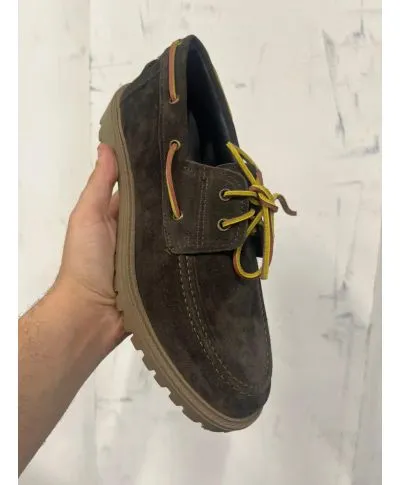Scarpa allacciata uomo, invernale - Timber - Vera pelle
