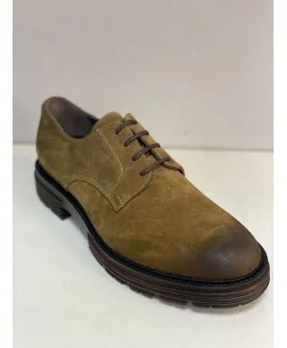 Stringata uomo particolare, tabacco - Punta particolare, invernale - Joker