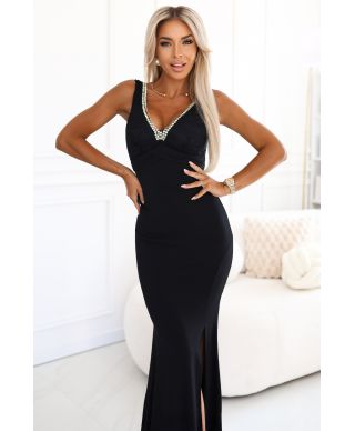 Vestito lungo elegante nero - Alice - Vestiti eleganti online - Gogolfun.it
