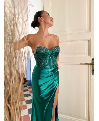 Vestito lungo elegante - Lia - Vestiti eleganti da cerimonia - Gogolfun.it