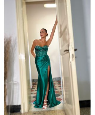 Vestito lungo elegante - Lia - Vestiti eleganti da cerimonia - Gogolfun.it