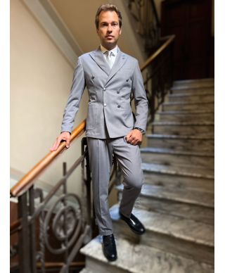 Giacca doppiopetto, grigia - Paul Miranda - Abbigliamento Gogolfun.it