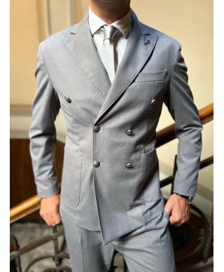 Giacca doppiopetto, grigia - Paul Miranda - Abbigliamento Gogolfun.it