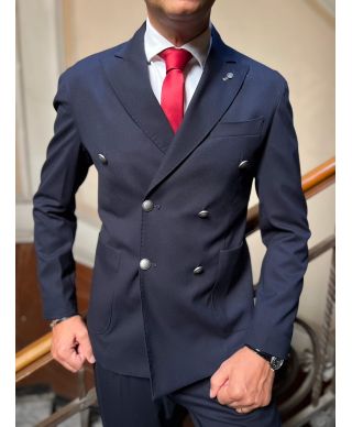 Giacca doppio petto, blu - PAUL MIRANDA - Abbigliamento uomo online - Gogolfun.it