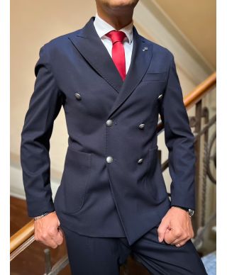 Giacca doppio petto, blu - PAUL MIRANDA - Abbigliamento uomo online - Gogolfun.it
