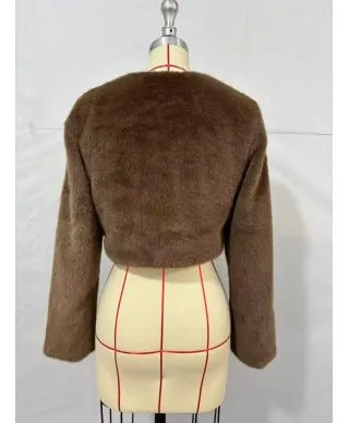 Pellicciotto corto, copri spalle - Puff