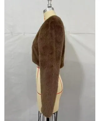 Pellicciotto corto, copri spalle - Puff