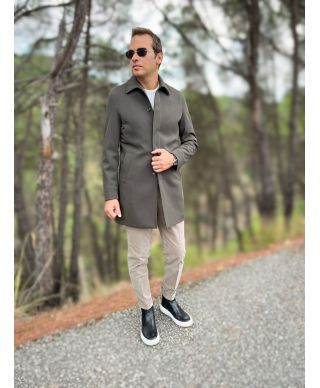 Trench uomo, verde militare - PAUL MIRANDA