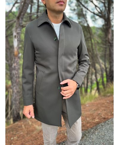 Trench uomo, verde militare - PAUL MIRANDA - Abbigliamento online - Gogolfun.it