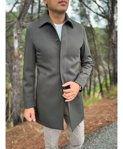 Trench uomo, verde militare - PAUL MIRANDA