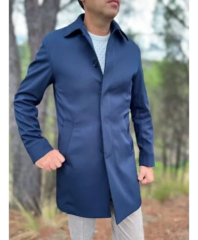 Trench uomo, blu - Paul Miranda