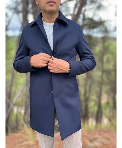 Trench uomo - Paul Miranda - Blu - Corto - Gogolfun.it