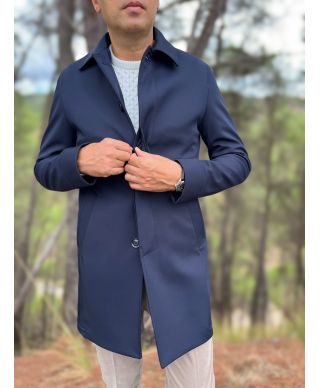 Trench uomo - Paul Miranda - Blu - Corto - Gogolfun.it