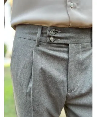 Pantaloni uomo, vita alta -Andrea - Made in Italy - Vestibilità moderna - Paul Miranda