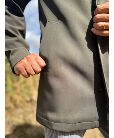 Trench con cappuccio  Paul Miranda in tessuto tecnico - Trench e giubbotti uomo online - Gogolfun.it