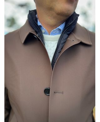 Trench uomo invernale marrone - Livigno