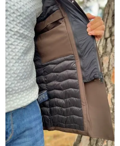 Trench uomo invernale marrone - Livigno - Trench e cappotti uomo online - Gogolfun.it