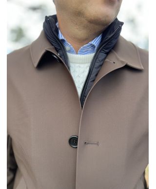 Trench uomo invernale marrone - Livigno