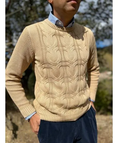 Maglione uomo a treccia - Lucas - Maglioni invernali - Gogolfun.it