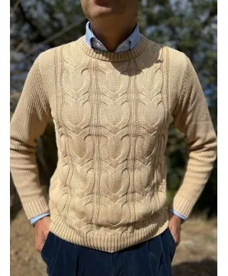 Maglione uomo a treccia - Lucas