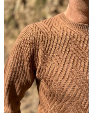 Maglione uomo marrone -Cris