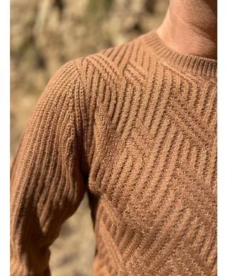 Maglione uomo marrone -Cris