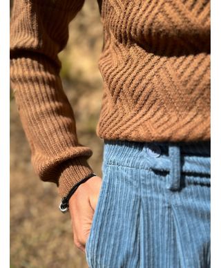 Maglione uomo marrone -Cris