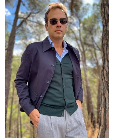 Cardigan verde con bottoni - Kite - Abbigliamento uomo online - Gogolfun.it