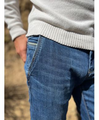 Jeans uomo tasca america - Key Jey