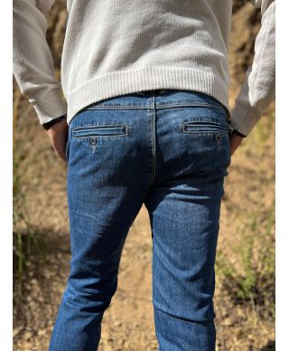 Jeans uomo tasca america - Key Jey