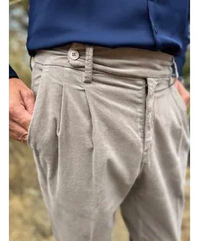 Pantaloni uomo in velluto liscio - Paul Miranda - Abbigliamento uomo online - Gogolfun.it