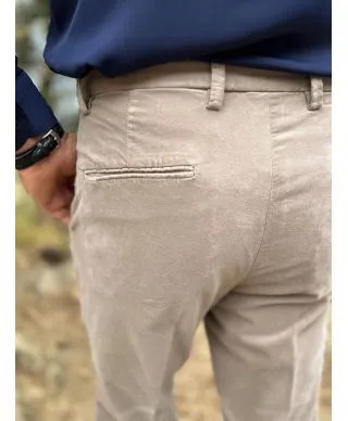 Pantaloni uomo in velluto liscio - Paul Miranda